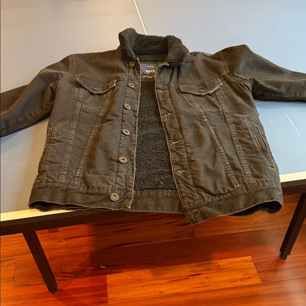 Zara Black Bomber Jacket